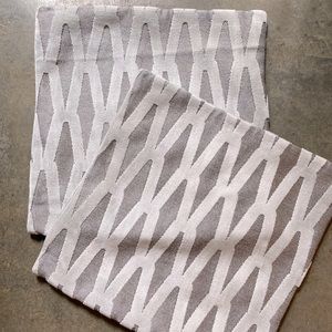 NWOT West Elm Cut Velvet Pillow Covers